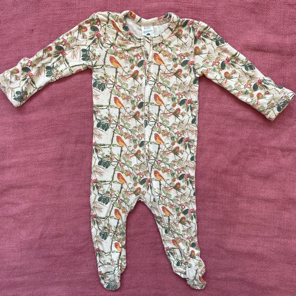 Kate Quinn gold chickadees footie
